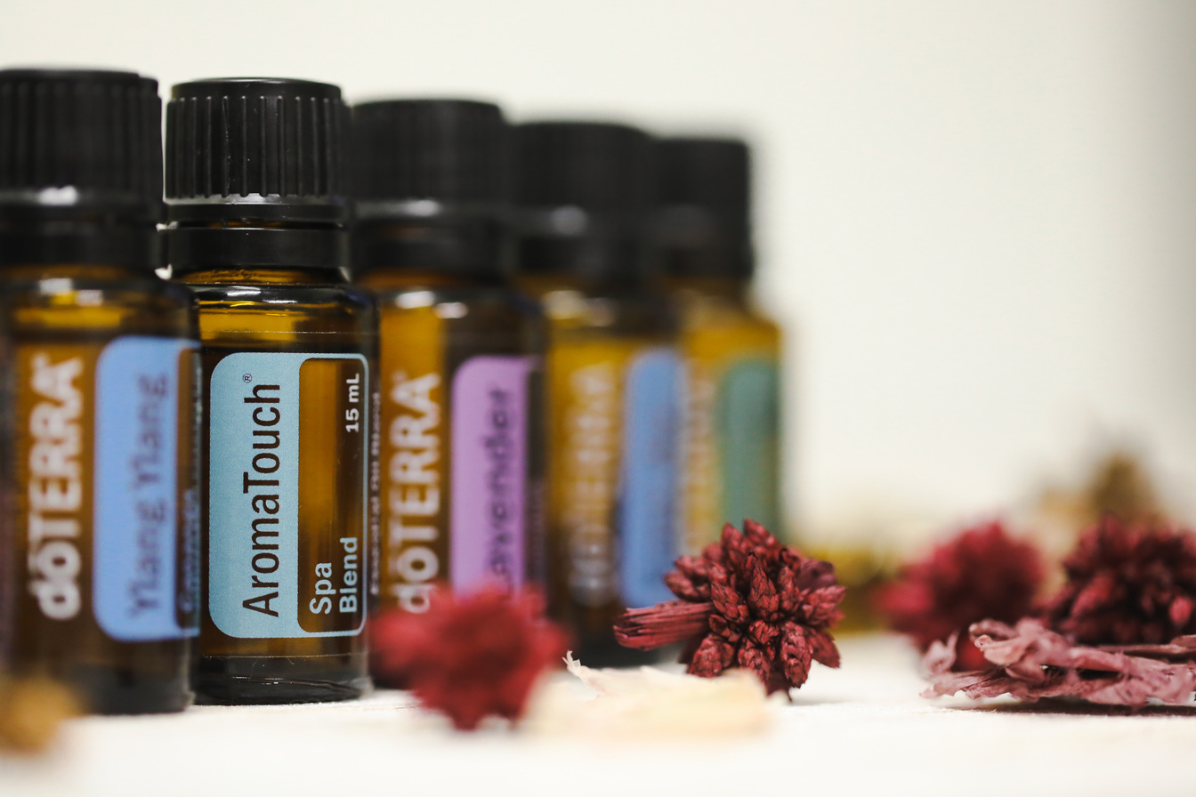 Selection of DoTERRA Essential Oil Including Aromatouch and Leve